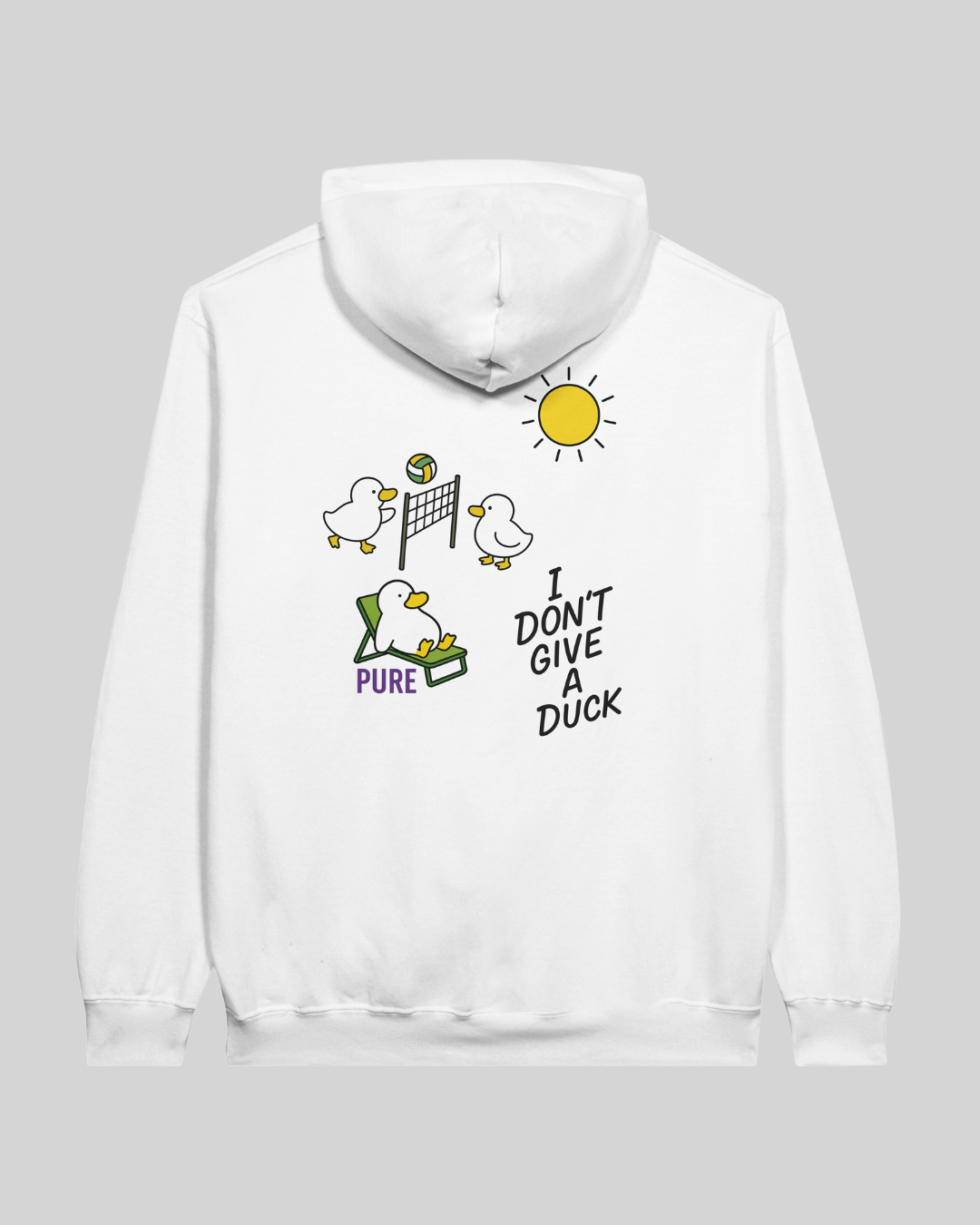 I dont,t give a duck Hoodie